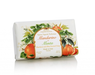 Talianske prírodné mydlo MANDARINKA A MÄTA 250 g